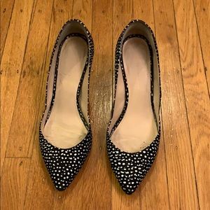 loeffler randall pumps with polka dot detail